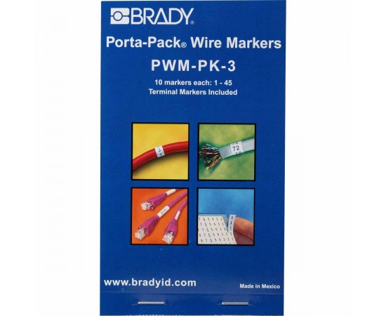 PWM-PK-3 Porta-Pack Tel İşaretleme Kitapları PWM-PK-3 Porta-Pack Tel İşaretleme Kitapları