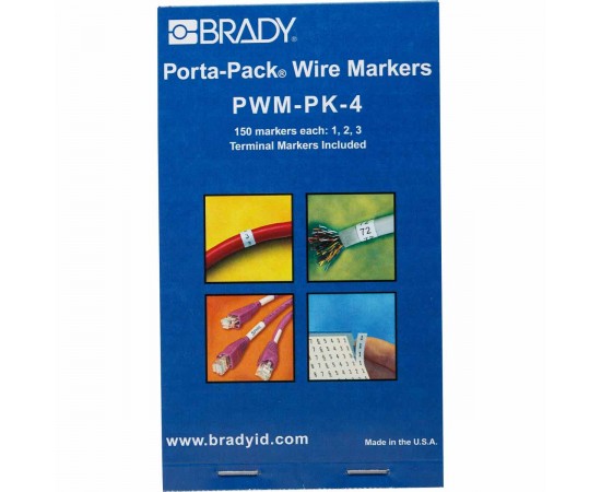 PWM-PK-4 Porta-Pack Tel İşaretleme Kitapları PWM-PK-4 Porta-Pack Tel İşaretleme Kitapları