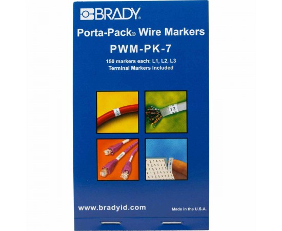 PWM-PK-7 Porta-Pack Tel İşaretleme Kitapları PWM-PK-7 Porta-Pack Tel İşaretleme Kitapları