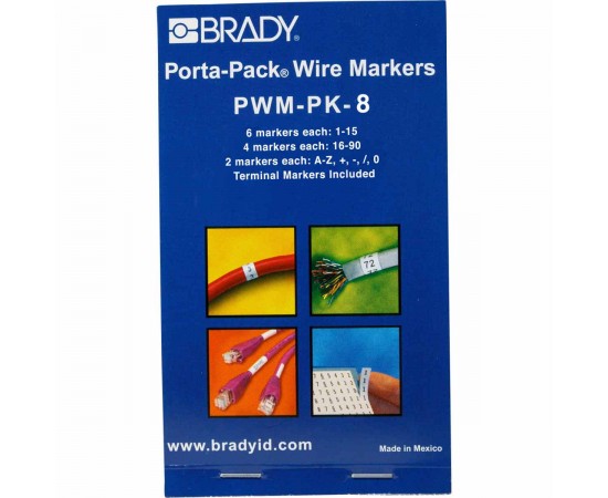 PWM-PK-8 Porta-Pack Tel İşaretleme Kitapları PWM-PK-8 Porta-Pack Tel İşaretleme Kitapları