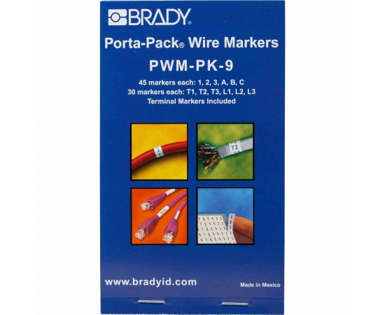 PWM-PK-9 Porta-Pack Tel İşaretleme Kitapları PWM-PK-9 Porta-Pack Tel İşaretleme Kitapları