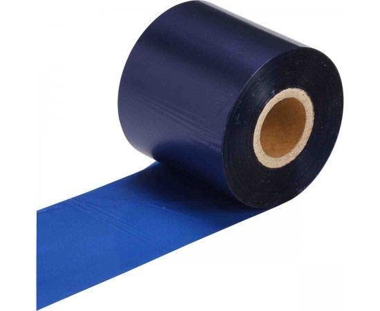 R-4500B 60mmx300m /O THT Ribbon, baskı kısmı dışa Mavi 4500 Serisi Termal Transfer Yazıcı Şeridi R-4500B 60mmx300m /O THT Ribbon, baskı kısmı dışa Mavi 4500 Serisi Termal Transfer Yazıcı Şeridi