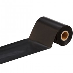 R-7962 110mmx300m /O THT Ribbon, baskı kısmı dışa  Siyah 7962 Serisi Termal Transfer Yazıcı Şeridi