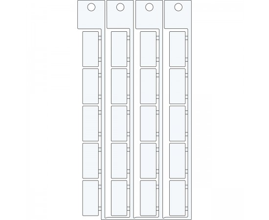 TAG 9X20 LUMBERG LU 9X20 bileşen yapışkansız etiketi TAG 9X20 LUMBERG LU 9X20 bileşen yapışkansız etiketi