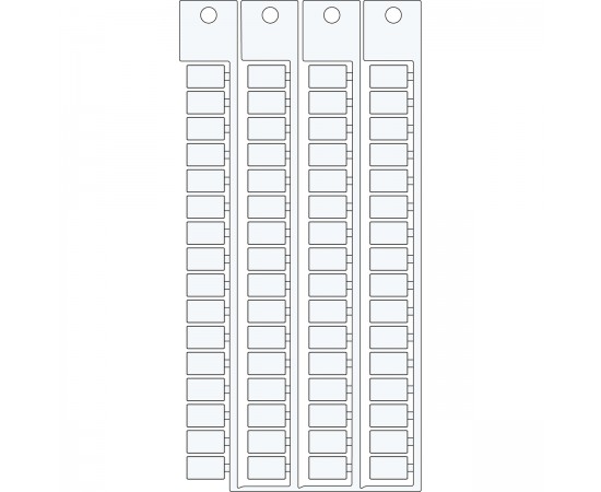 TERMINAL BLOCK TAGS6 10-6 PHO.ZS PH ZS 6X10-6 modülü için terminal blok yapışkansız etiketi