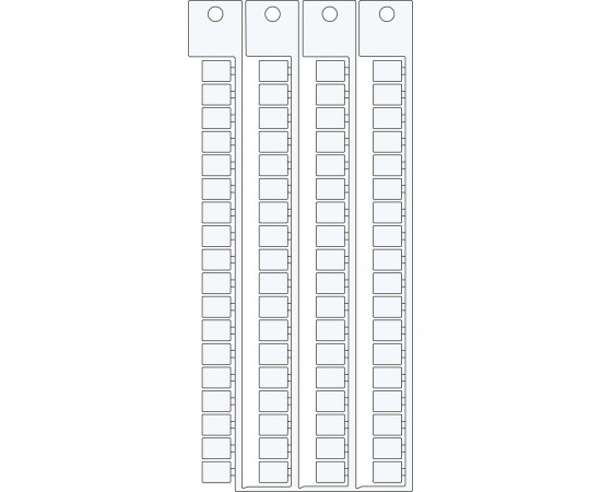 TERMINAL BLOCK TAGS6 8,2-6 MOD WI TE 6X8,2-6 modülü için terminal blok yapışkansız etiketi TERMINAL BLOCK TAGS6 8,2-6 MOD WI TE 6X8,2-6 modülü için terminal blok yapışkansız etiketi