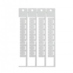 TERMINAL BLOCK TAG, EN, 6X12-6 EN ABB 6x12-6 modülü için terminal blok yapışkansız etiketi