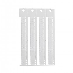 TERMINAL BLOCK TAG, PH, 5X10-5 5 x 10-5 WA PH EN HA modülü için terminal blok yapışkansız etiketi