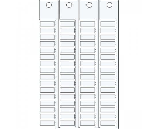 TAGS TERMINAL BLOCK 5 15 Terminal blok yapışkansız etiketi WI TE 5X15 TAGS TERMINAL BLOCK 5 15 Terminal blok yapışkansız etiketi WI TE 5X15
