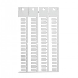 TERMINAL BLOCK TAG, WE, 5X10 Terminal blok yapışkansız etiketi WE CC MI 5X10