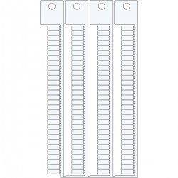 Terminal block tag 3.5 x 10-3.5 Terminal blok yapışkansız etiketi 3,5 x 10-3,5