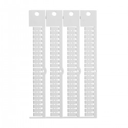 TERMINAL BLOCK TAG, WG, 5X10-5 5 x 10-5 WA modülü için terminal blok yapışkansız etiketi