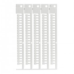 TERMINAL BLOCK TAG, AB, 5X5-5 WO AB 5x5.4-5 modülü için terminal blok yapışkansız etiketi