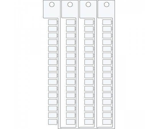 TAGS TERMINAL BLOCK 6 10 Terminal blok yapışkansız etiketi WI TE 6X10 TAGS TERMINAL BLOCK 6 10 Terminal blok yapışkansız etiketi WI TE 6X10