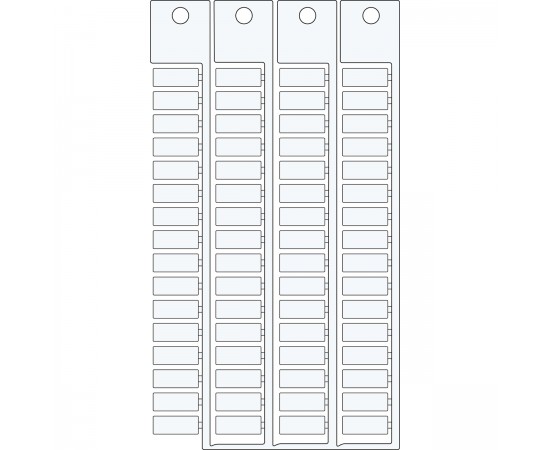 TAGS TERMINAL BLOCK 6 15 Terminal blok yapışkansız etiketi WI TE 6X15 TAGS TERMINAL BLOCK 6 15 Terminal blok yapışkansız etiketi WI TE 6X15