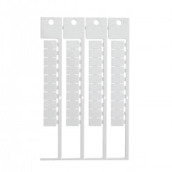TERMINAL BLOCK TAG, EN, 8X12-8 EN ABB 8x12-8 modülü için terminal blok yapışkansız etiketi