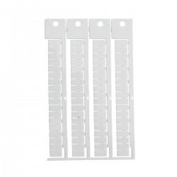TERMINAL BLOCK TAG, AB, 6X12-6 MI WO AB 6X12-6 modülü için terminal blok yapışkansız etiketi