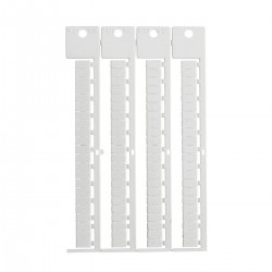TERMINAL BLOCK TAG, AB, 5x9-5 WO AB 5X9-5 modülü için terminal blok yapışkansız etiketi