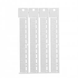 TERMINAL BLOCK TAG, AB, 5X12-5 WO AB 5X12-5 modülü için terminal blok yapışkansız etiketi