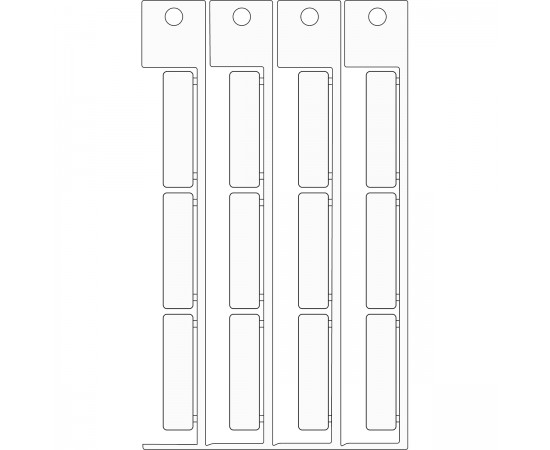 ADHESIVE TAG.9X35 BASE ADESIVA . 9x35 mm yapışkanlı etiket ADHESIVE TAG.9X35 BASE ADESIVA . 9x35 mm yapışkanlı etiket