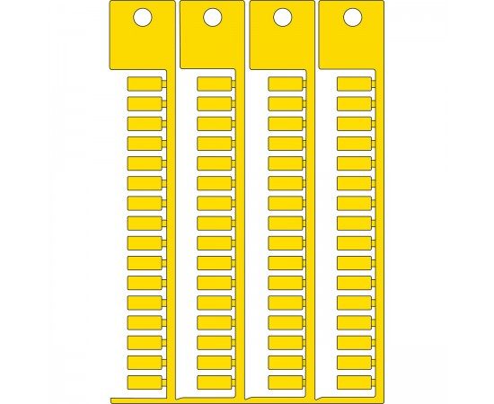 TAG 4X10 4 STICKS YELLOW 4x10 mm 4 ağaçlı sarı ACS yapışkansız etiket TAG 4X10 4 STICKS YELLOW 4x10 mm 4 ağaçlı sarı ACS yapışkansız etiket