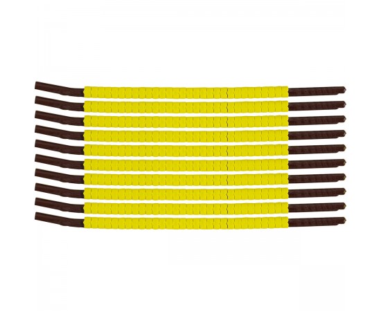 SCN-15-YELLOW Clip Sleeve Tel İşaretleyicileri SCN-15-YELLOW Clip Sleeve Tel İşaretleyicileri