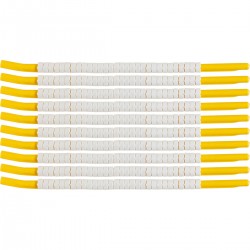 SCN-18-WHITE Clip Sleeve Tel İşaretleyicileri