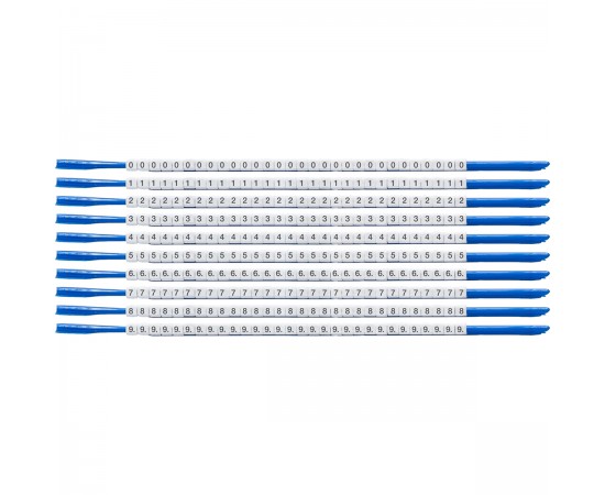 SCNGC-07-0-9 Clip Sleeve Tel İşaretleyicileri SCNGC-07-0-9 Clip Sleeve Tel İşaretleyicileri