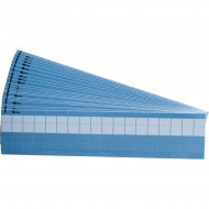 SLFW-500-PK Tel İşaretleme Kartları - Kendinden Laminasyonlu Yazılabilir İşaretleyiciler