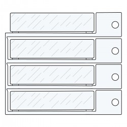 PROTEC. COVER FOR NAME PLATE 15X67 15x67 pencere