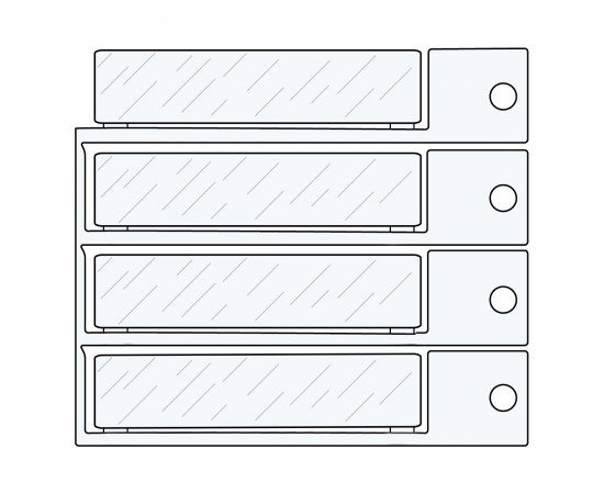 PROTEC. COVER FOR NAME PLATE 15X67 15x67 pencere PROTEC. COVER FOR NAME PLATE 15X67 15x67 pencere