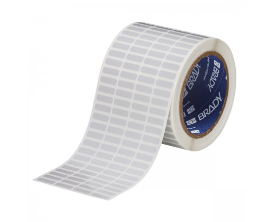 THT-1-413-10 76 mm Kukalı Akrilik Yapışkanlı Mat Gümüş Polyester Etiketler THT-1-413-10 76 mm Kukalı Akrilik Yapışkanlı Mat Gümüş Polyester Etiketler