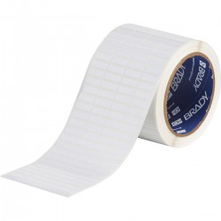 THT-1-473-10 76 mm Kukalı Polyester Parlak Elektrostatik Sönümlemeli Devre Kartı Etiketleri