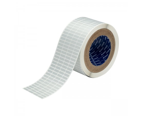 THT-14-438-10 76 mm Kukalı Müdahaleyi Gösteren Bölünmüş Polyester Etiketler THT-14-438-10 76 mm Kukalı Müdahaleyi Gösteren Bölünmüş Polyester Etiketler