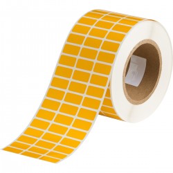 THT-5-423-10-YL 76 mm Kukalı Polyester Parlak Sarı Barkod ve Derecelendirme Levhası Etiketleri