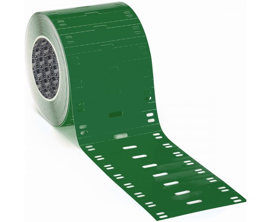 THT-6010-7598-GN Polyester Yapışkansız Kablo Etiketi THT-6010-7598-GN Polyester Yapışkansız Kablo Etiketi