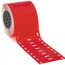 THT-6010-7598-RD Polyester Yapışkansız Kablo Etiketi