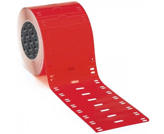 THT-6010-7598-RD Polyester Yapışkansız Kablo Etiketi THT-6010-7598-RD Polyester Yapışkansız Kablo Etiketi