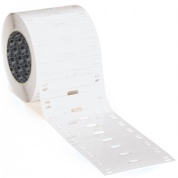 THT-6010-7598-WT 76 mm Kukalı Polyester Yapışkansız Kablo Etiketleri