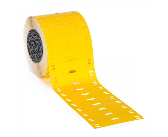 THT-6010-7598-YL Polyester Yapışkansız Kablo Etiketi THT-6010-7598-YL Polyester Yapışkansız Kablo Etiketi