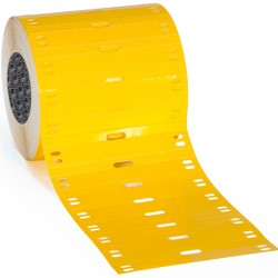 THT-7510-7598-YL Polyester Yapışkansız Kablo Etiketi