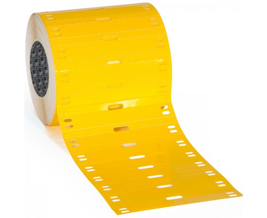 THT-7510-7598-YL Polyester Yapışkansız Kablo Etiketi THT-7510-7598-YL Polyester Yapışkansız Kablo Etiketi