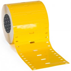 THT-7515-7598-YL Polyester Yapışkansız Kablo Etiketi