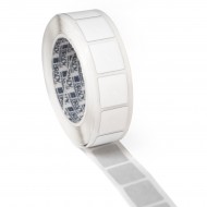 THT-NFC-PET-25x25 Beyaz Polyester Metal &Uuml;st&uuml; RFID Etiketleri