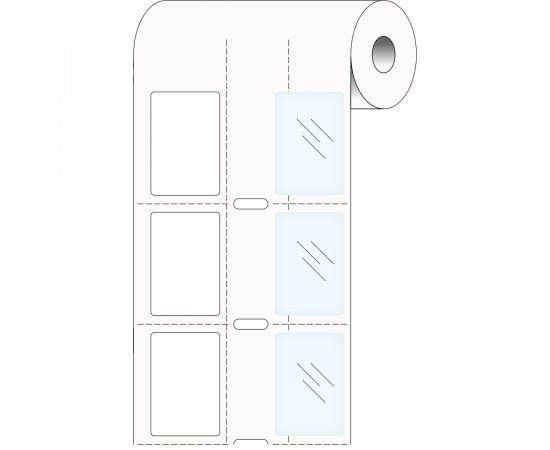 THTPNP-01-483/7552-2 76 mm Kukalı Print & Protect Etiketler
