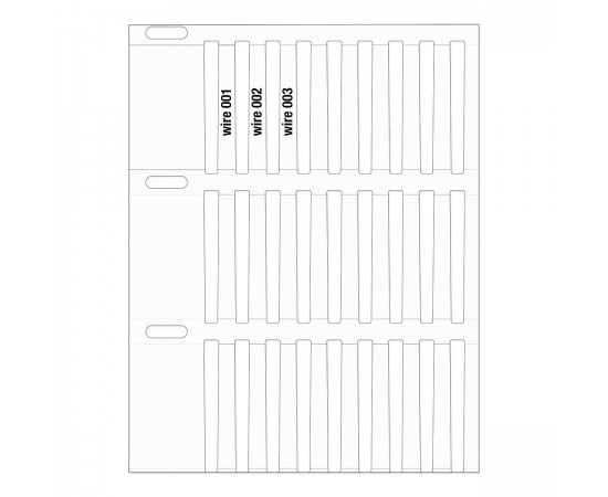 THTRDS-30x4,4-7697-WT Termal Transferle Yazdırılabilir Sağlam DuraSleeve Kablo İşaretleme Taşıyıcı İç Etiketleri THTRDS-30x4,4-7697-WT Termal Transferle Yazdırılabilir Sağlam DuraSleeve Kablo İşaretleme Taşıyıcı İç Etiketleri