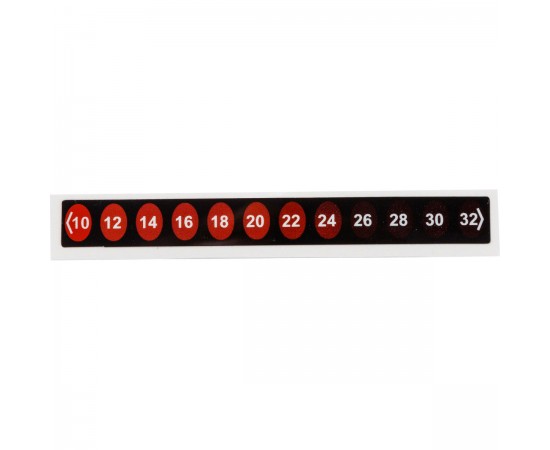 TIL-8-10C-32C Geriye Dönmeyen Sıcaklık Göstergeli Etiketler — 12 seviye