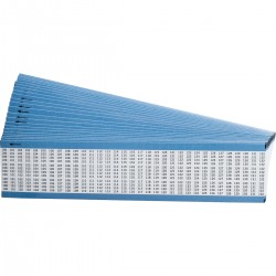 TMM-100-132-PK Minyatür Tel İşaretleyiciler - Ardışık Sayılar