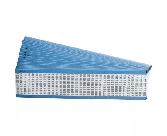 TMM-100-132-PK Minyatür Tel İşaretleyiciler - Ardışık Sayılar TMM-100-132-PK Minyatür Tel İşaretleyiciler - Ardışık Sayılar