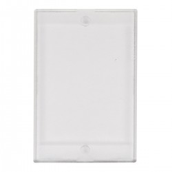 PROTECTIVE COVER FOR NAME PLATE 1 TRASP. Tip 1 kontrol paneli plaka penceresi